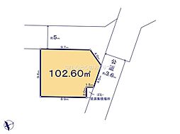 相模原市南区若松6丁目 建築条件なし売地 No1