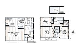 相模原市南区東林間6丁目　新築分譲住宅　A号棟