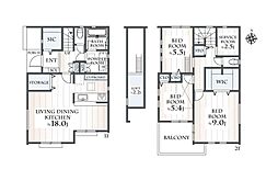 相模原市南区桜台　新築分譲住宅　A号棟