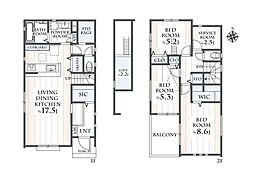 相模原市南区桜台 新築分譲住宅 B号棟