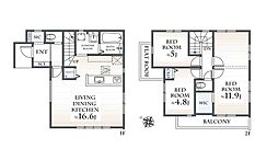 大和市南林間7丁目10期　新築分譲住宅　1号棟