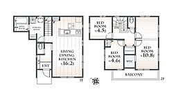大和市南林間7丁目10期　新築分譲住宅　2号棟