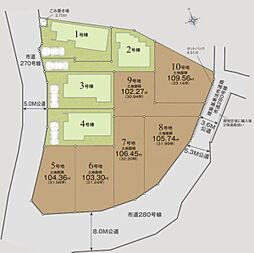 綾瀬市寺尾本町3丁目　売地　全6区画　6号地
