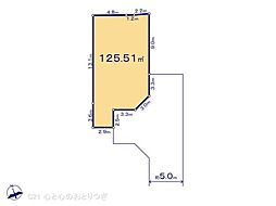 町田市金森6丁目　建築条件なし売地　No10