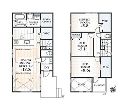 大和市南林間8丁目8期　新築分譲住宅　3号棟