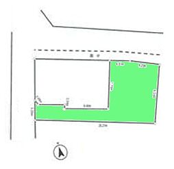 座間市栗原中央4丁目　建築条件なし売地