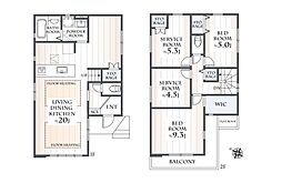 相模原市南区東林間8丁目13期　新築分譲住宅　1号棟