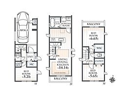 川崎市中原区小杉御殿町1丁目　中古戸建
