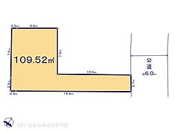 町田市木曽東1丁目2期　建築条件なし売地　2号地