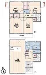 横浜市瀬谷区宮沢2丁目　新築戸建　全2棟　2号棟