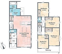 横浜市旭区上川井町　新築戸建　全5棟　C号棟