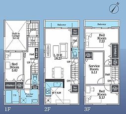 相模原市南区相模大野2丁目3期　新築分譲住宅　1号棟