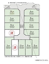 座間市東原3丁目2期　建築条件なし売地　F区画