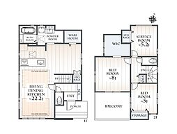 大和市中央林間西5丁目3期　新築分譲住宅　1号棟
