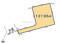 町田市南大谷3丁目 建築条件なし売地
