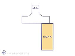 座間市東原3丁目2期　建築条件なし売地　F区画