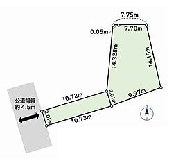 相模原市南区上鶴間本町7丁目　建築条件なし売地
