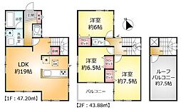 鎌ケ谷市東初富2丁目の一戸建て