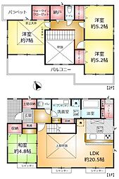 鎌ケ谷市東道野辺7丁目の一戸建て