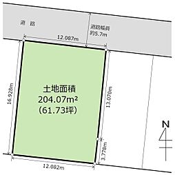 宇都宮市元今泉７丁目の土地