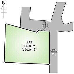 土地　さくら市上阿久津