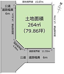 土地　さくら市きぬの里2丁目