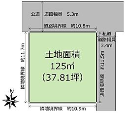土地　宇都宮市北一の沢町
