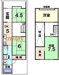 中京区聚楽廻松下町戸建て