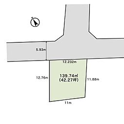 千葉市緑区誉田町2丁目　土地