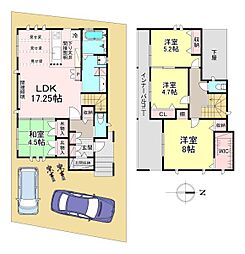 香芝市畑4丁目　2号棟　新築戸建