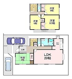 香芝市西真美2丁目　中古戸建