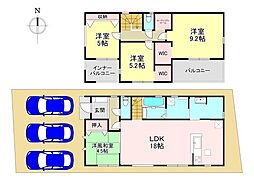 香芝市平野 新築戸建 1号棟