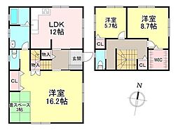 北葛城郡上牧町松里園1丁目　中古戸建