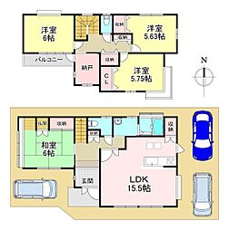 香芝市磯壁4丁目　中古戸建