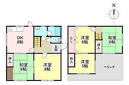 北葛城郡上牧町桜ヶ丘1丁目　中古戸建