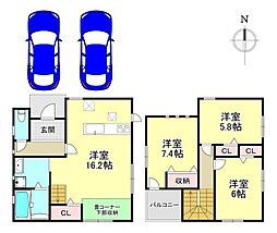 生駒郡斑鳩町目安4丁目　中古戸建