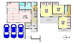 北葛城郡上牧町松里園2丁目　中古戸建