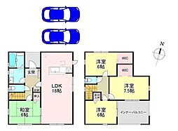 香芝市磯壁1丁目　新築戸建　2号棟