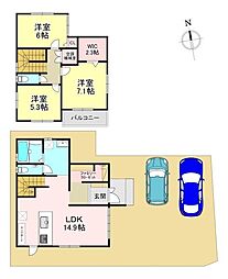 香芝市狐井　新築戸建　2期10号地