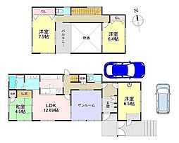 香芝市穴虫　中古戸建