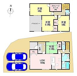 香芝市今泉第4　新築戸建　1号棟