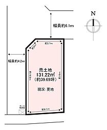 北葛城郡上牧町松里園3丁目　売土地