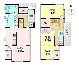 香芝市別所　新築戸建　3号棟