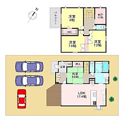生駒郡三郷町勢野北1丁目　中古戸建