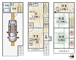 門真市三ツ島４丁目の一戸建て