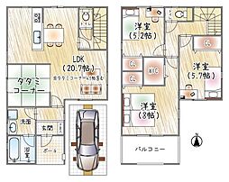 四條畷市塚脇町の一戸建て