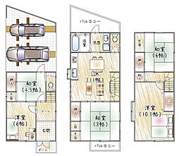 寝屋川市寿町の一戸建て