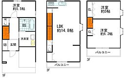 新着　大今里2丁目　一戸建て