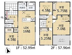 リーブルガーデン安町 1号棟（新築一戸建）