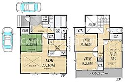 ブルーミングガーデン篠町馬堀広道 号棟（新築一戸建）